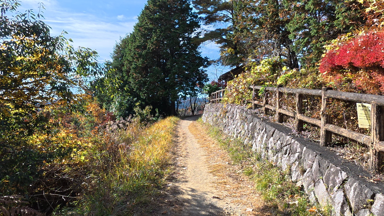 第4休憩所あたりの道