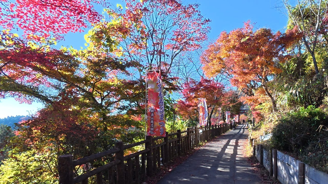 武蔵御嶽神社の参道