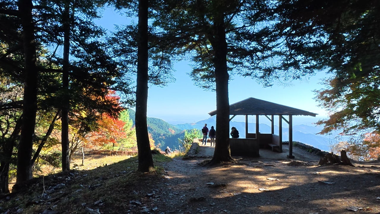 長尾平展望台に到着