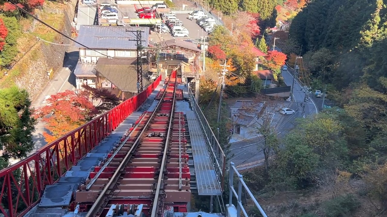 御岳登山鉄道ケーブルカー